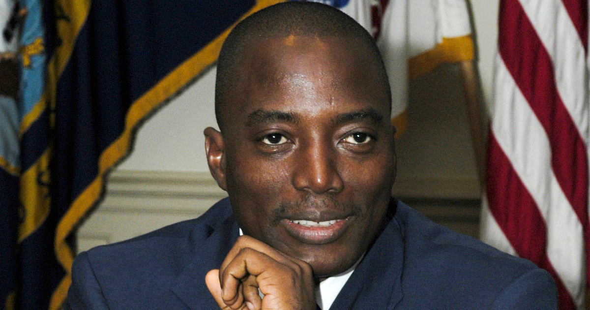Joseph Kabila, then president of the Democratic Republic of the Congo, at the Pentagon in 2003 (archive photo).