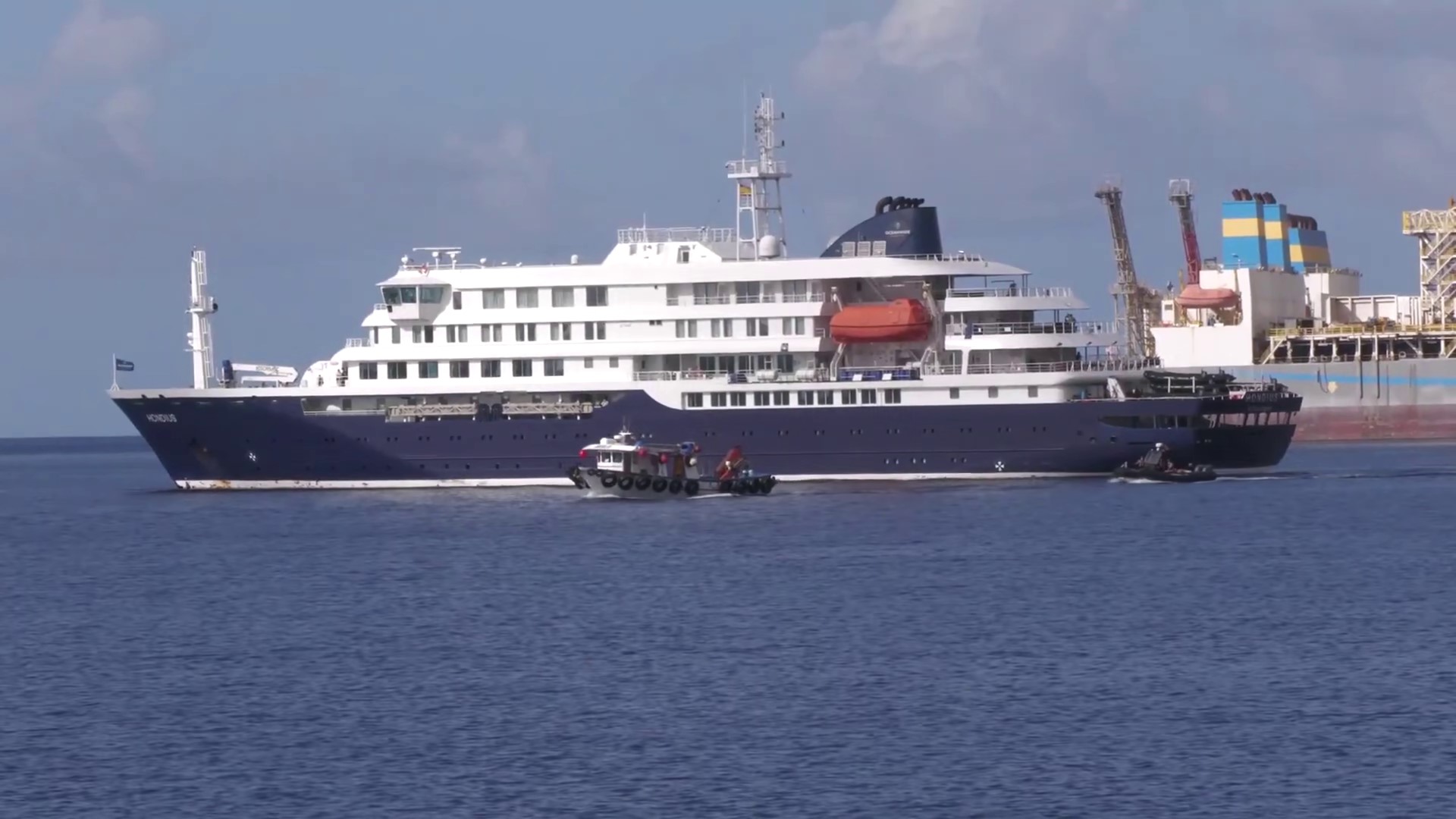 The Hondius expedition ship during the 2026 hantavirus outbreak.